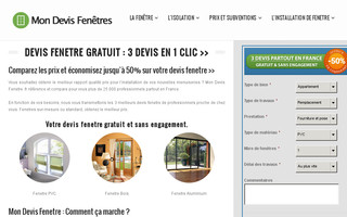 mon-devis-fenetres.fr website preview