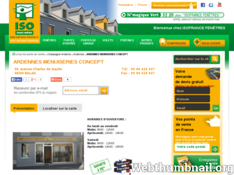 amc.isofrance-fenetres.fr website preview