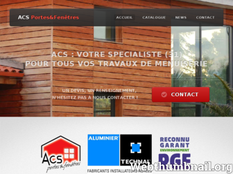 acs-portes-fenetres.com website preview