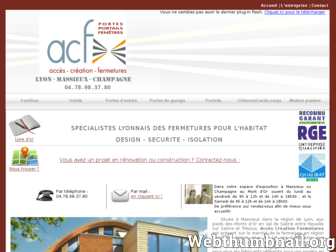 acf-portes-portails-fenetres.fr website preview