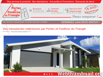 portes-fenetres-triangle.fr website preview