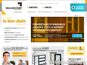 vaillancourt.ca website preview