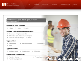avisfenetre.fr website preview