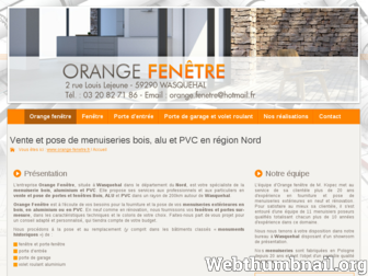 orange-fenetre.fr website preview