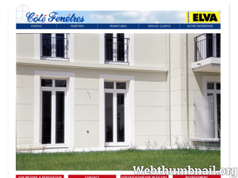 cotefenetres.fr website preview