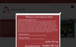 axefenetre.fr website preview