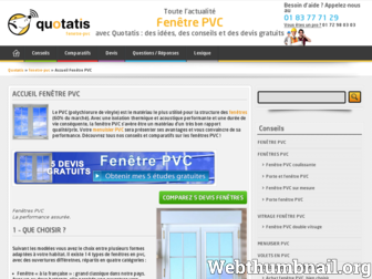 fenetre-pvc.quotatis.fr website preview