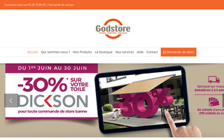 godstore.fr website preview