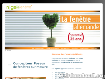 ngelfenetre.com website preview