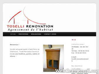 toselli-renovation.fr website preview