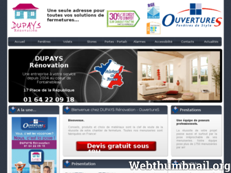 dupays-renovation.com website preview