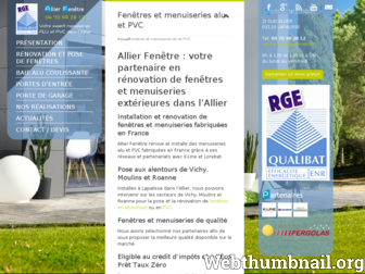 allier-fenetre.fr website preview
