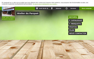 parquet-montpellier.fr website preview