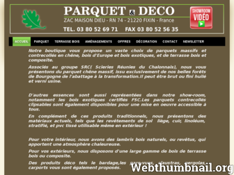 parquet-et-deco.fr website preview