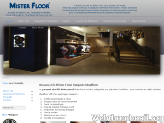 misterfloor.com website preview