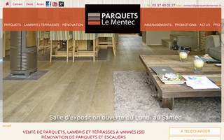 parquetslementec.fr website preview