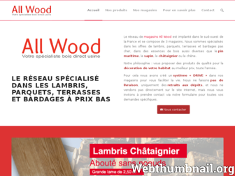 allwood.fr website preview