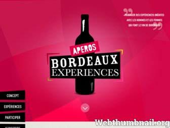 bordeaux-experiences.fr website preview