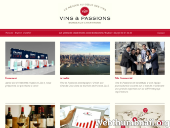 vins-passions.com website preview