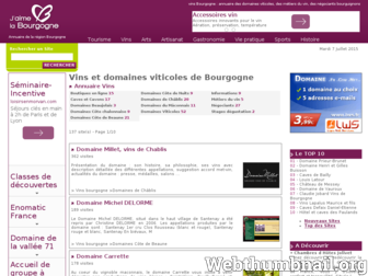 vins.jaimelabourgogne.com website preview
