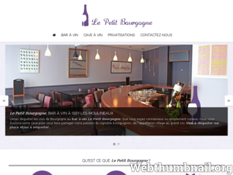 lepetitbourgogne.fr website preview