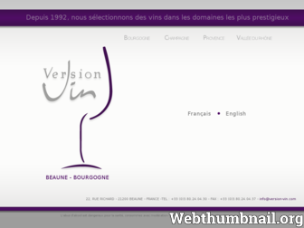 version-vin.com website preview