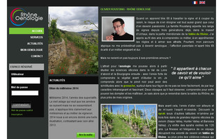 rhone-oenologie.fr website preview
