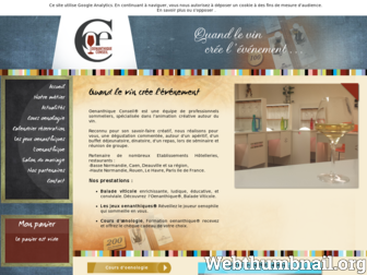 oenanthiqueconseil.fr website preview