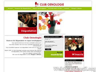 club-oenologie.com website preview