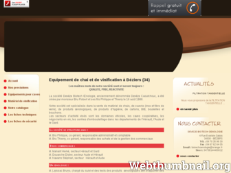 biotech-oenologie.fr website preview