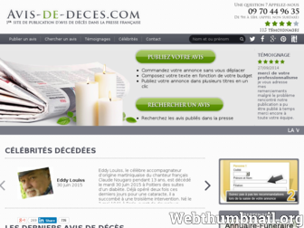 avis-de-deces.com website preview