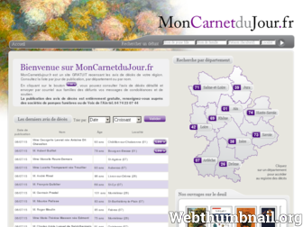 moncarnetdujour.fr website preview