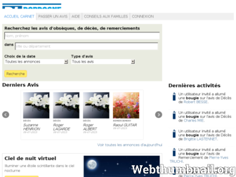 carnet.dordognelibre.fr website preview