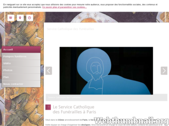 services-catholique-funerailles.fr website preview