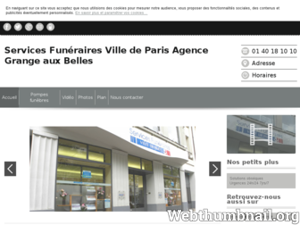 servicesfuneraires-paris10.fr website preview