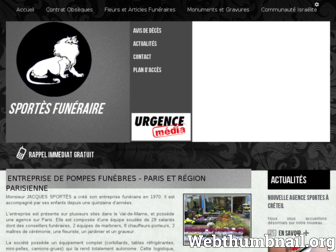 sportes-funeraire.com website preview