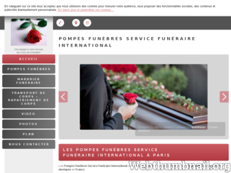 transport-de-corps-paris.fr website preview