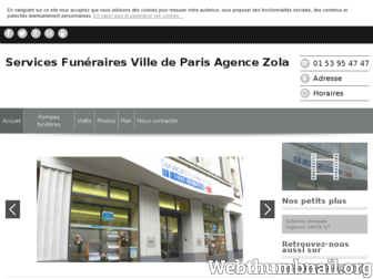 servicesfuneraires-zola.fr website preview