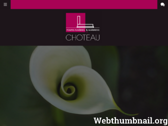 choteau.fr website preview