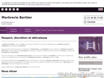 marbreriebarbier.com website preview