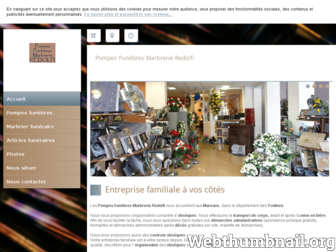 pompesfunebresredolfi.com website preview