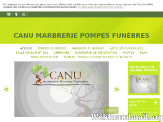 marbrerie-pompes-funebres-caen.fr website preview
