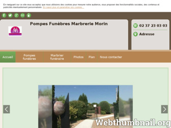 pompesfunebresmorin.fr website preview