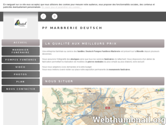 pfmarbreriedeutsch.fr website preview