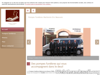pompes-funebres-dieuze.fr website preview
