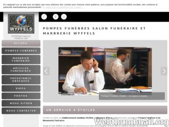 pompesfunebres-wyffels.fr website preview