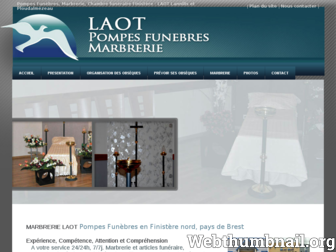 pompes-funebres-laot.com website preview