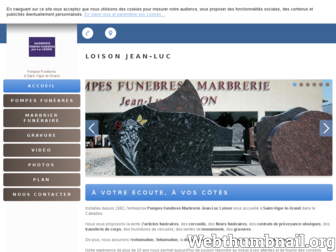 pompesfunebres-bayeux.fr website preview