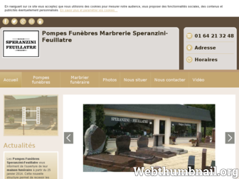 pompes-funebres-speranzini-feuillatre.fr website preview