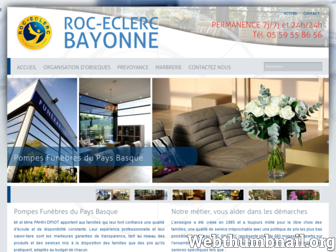 pompesfunebres-bayonne.com website preview